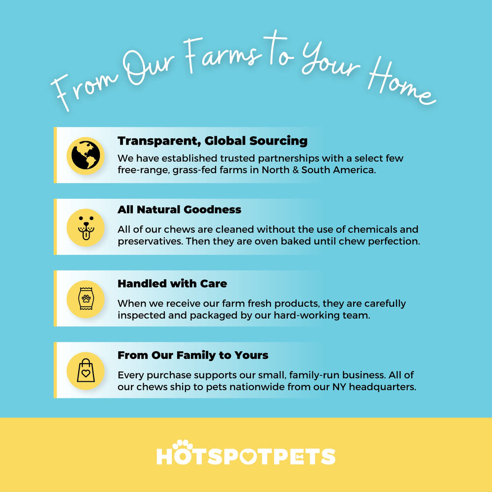 Hotspot Pets Beef Lung Treats, snack proteico para perros de todos los tamaños.