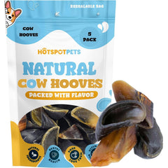 Hotspot Pets cascos de vaca para perro, masticación natural y duradera.