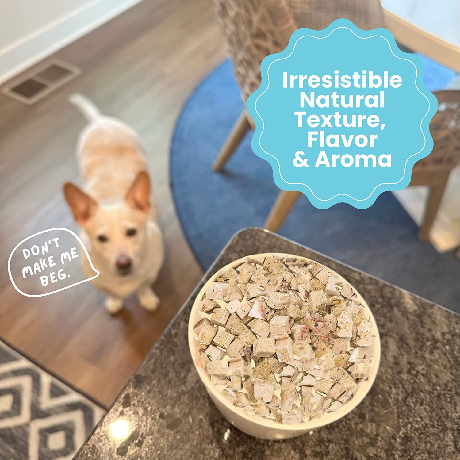 Hotspot Pets ingrediente único hígado de res, sin aditivos.