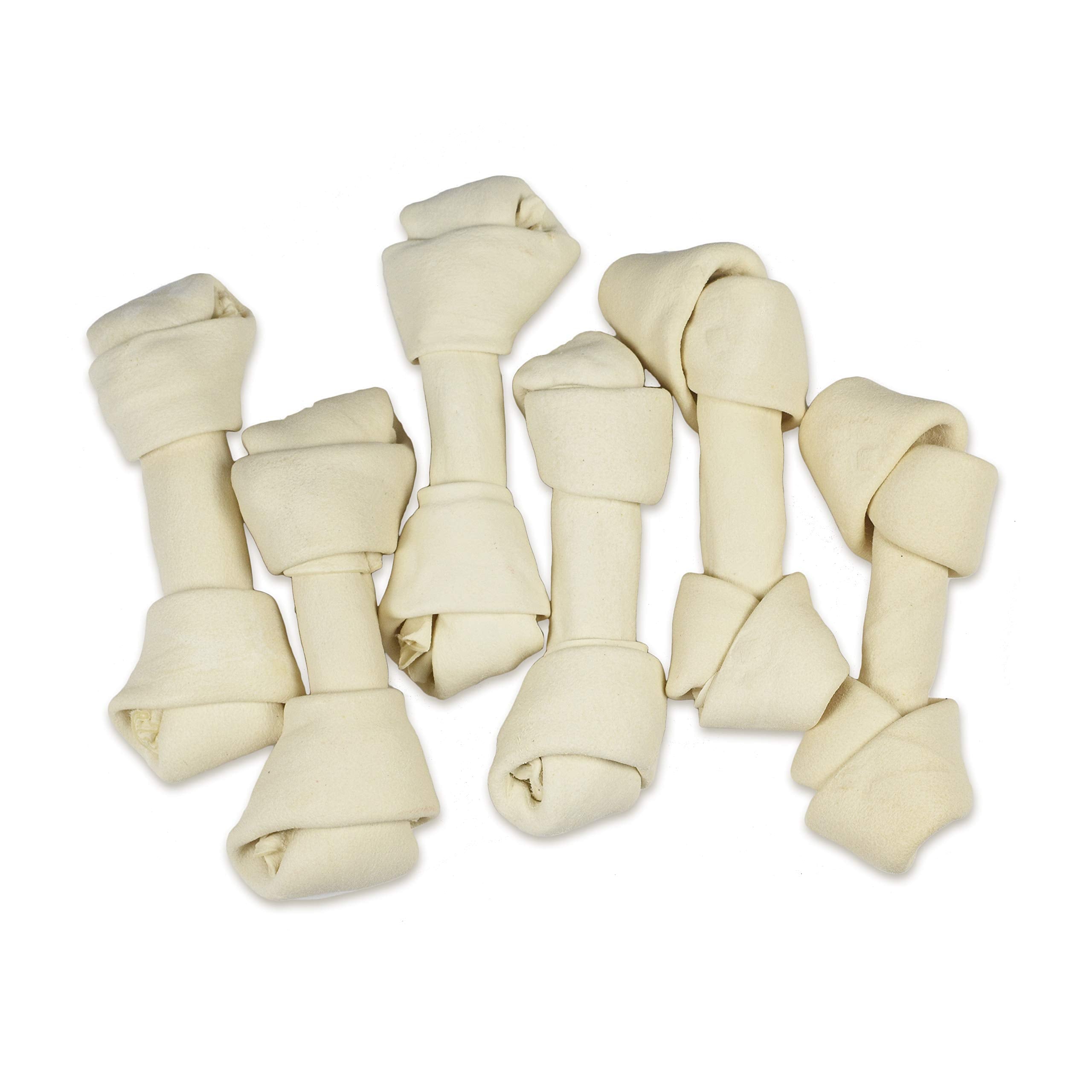Hotspot Pets 10 piezas de huesos crudos, 6-7 pulgadas, promueven salud dental