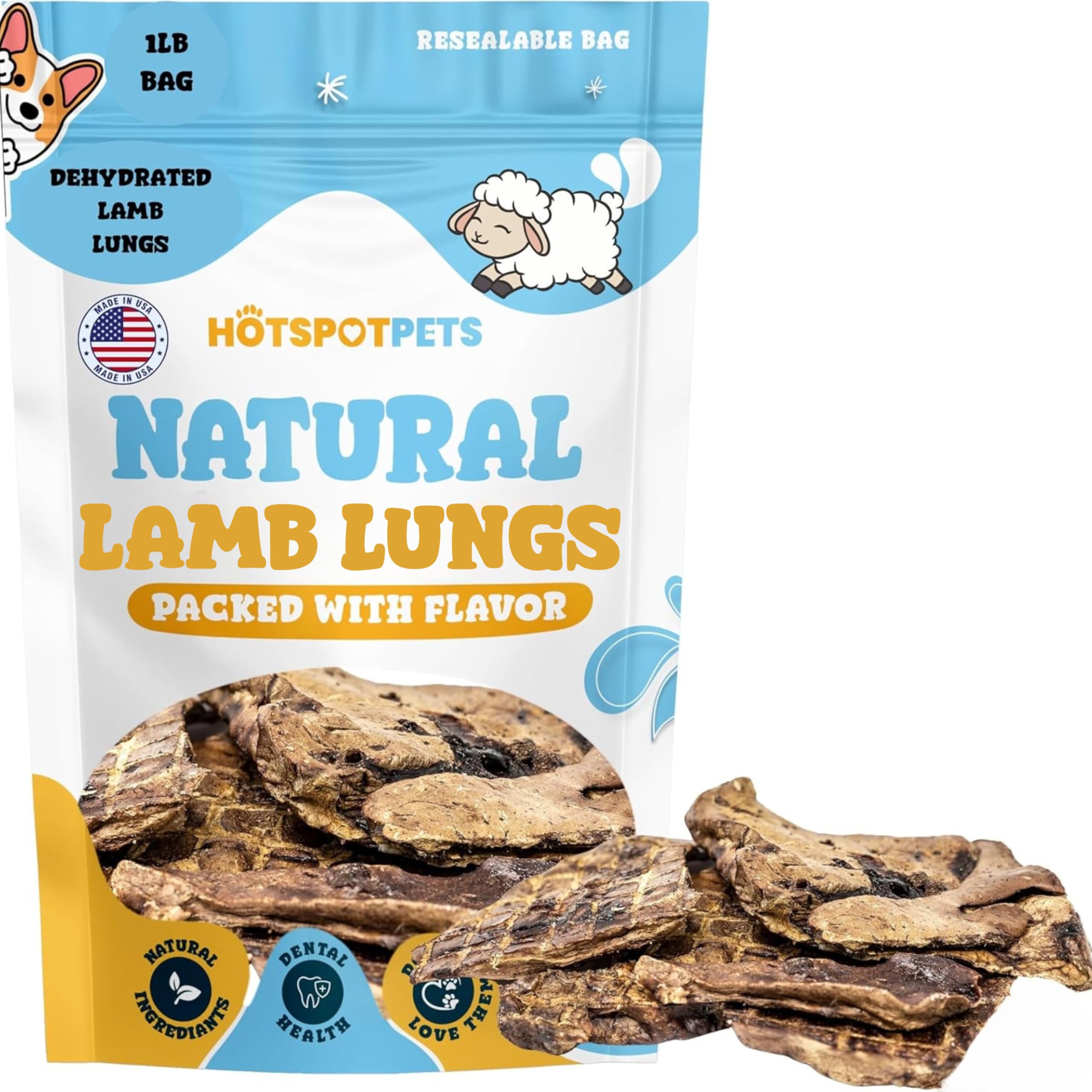 Hotspot Pets proceso deshidratado lento, mantiene sabor y nutrientes en cada bocado.