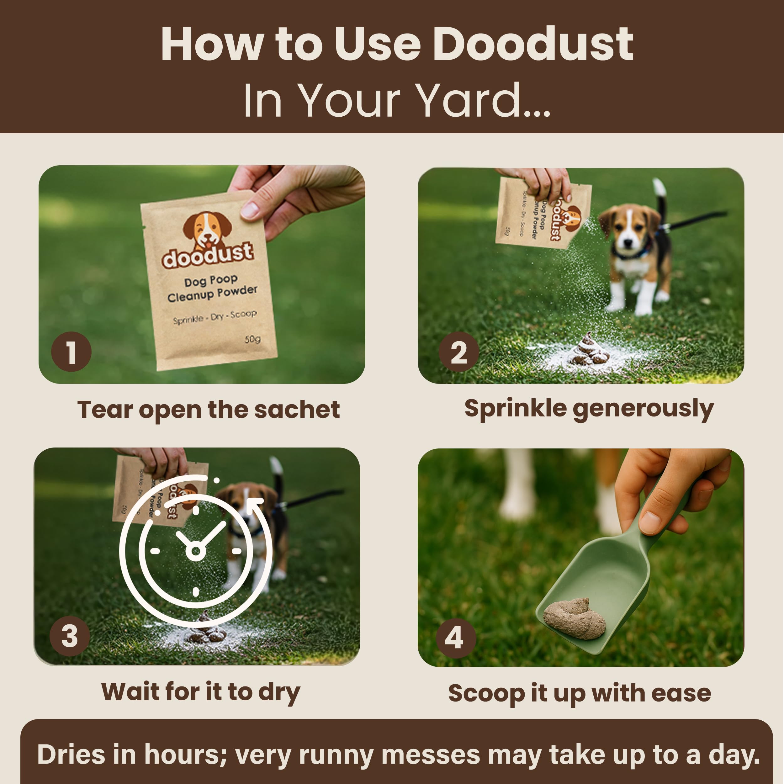HOUNDGAMES control-olor-excremento mantiene el jardín más fresco tras paseos.