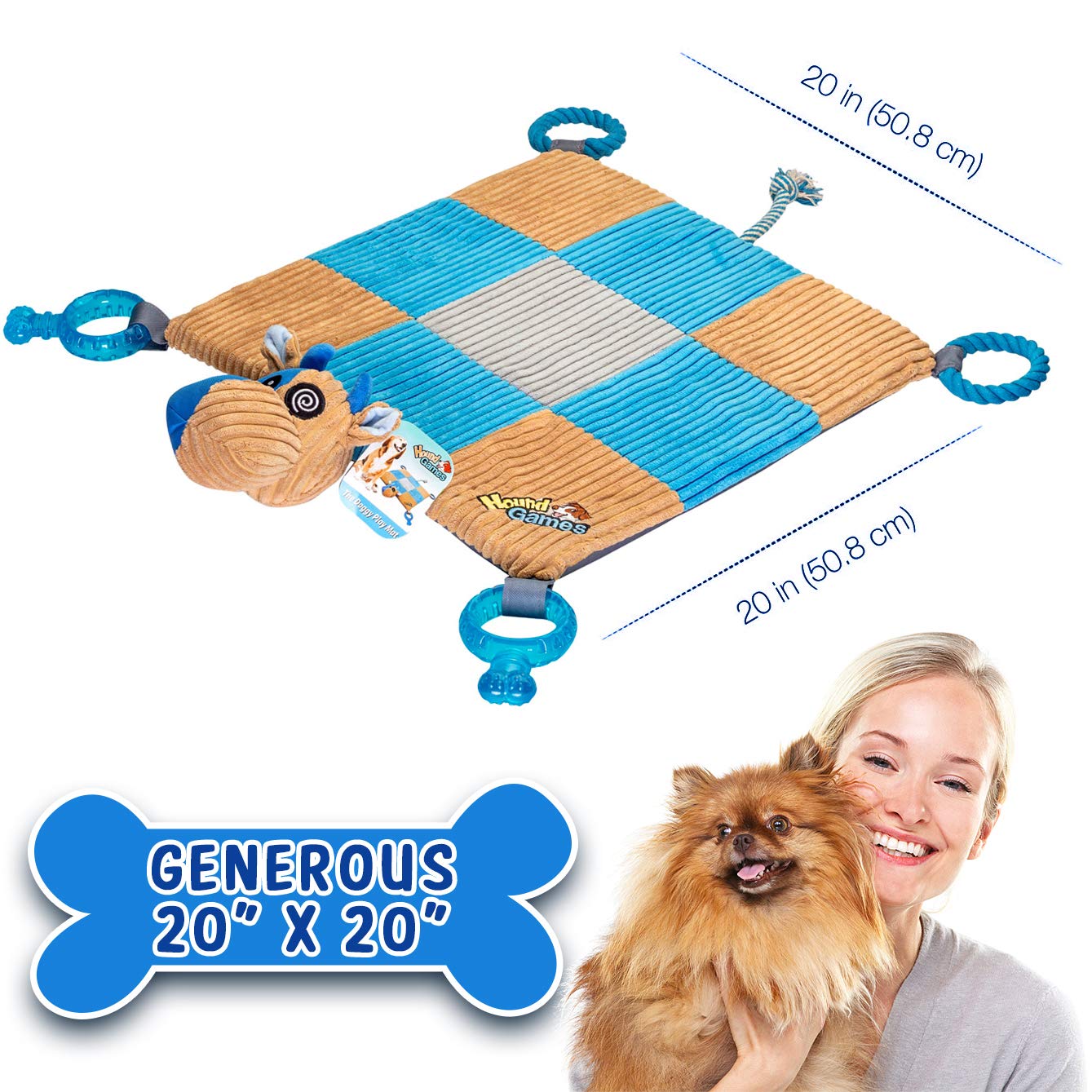 HOUNDGAMES-disenio-durable: diseño resistente para soportar mordisqueo diario.