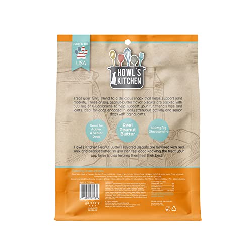 Howl's Kitchen Biscuits para perros activos y seniors.