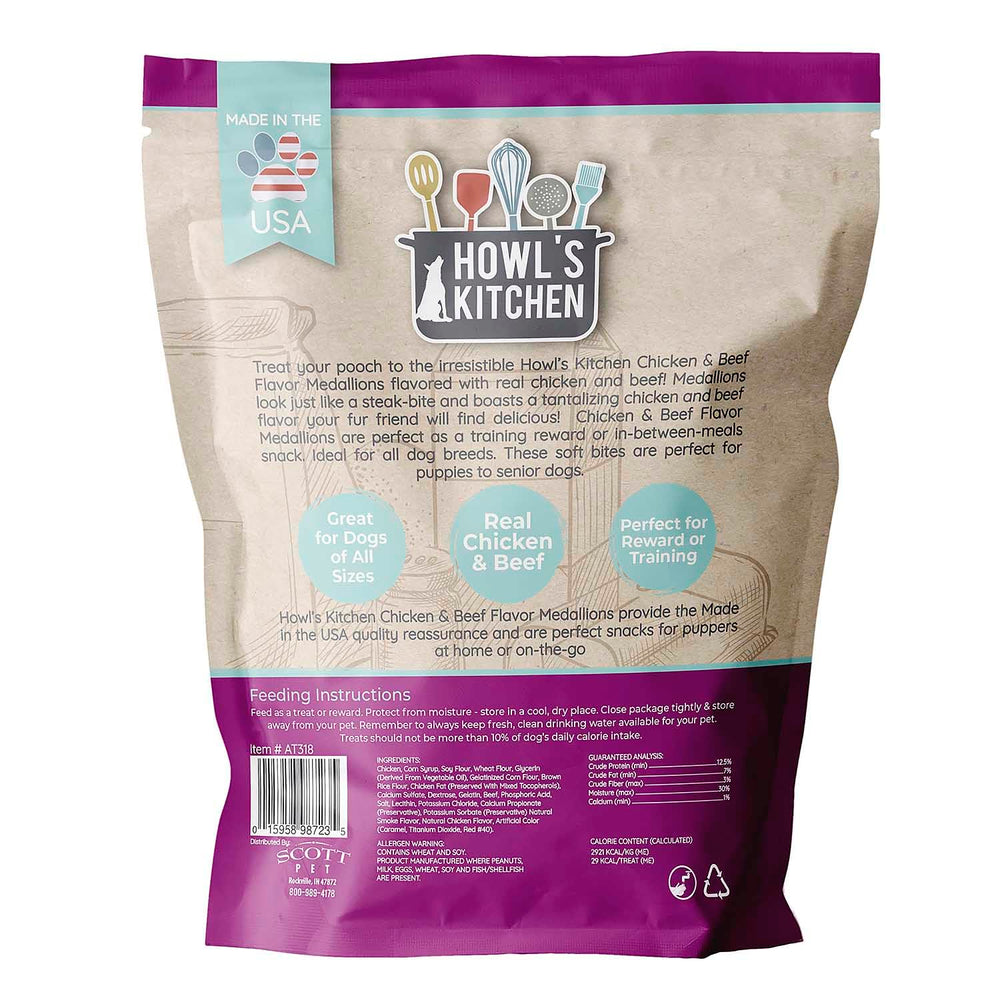 Howl's Kitchen Soft Bites textura masticable, perfecta para entrenamiento diario.