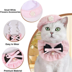 HOWWFALY detalle camelia rosa, toque chic para tu mascota