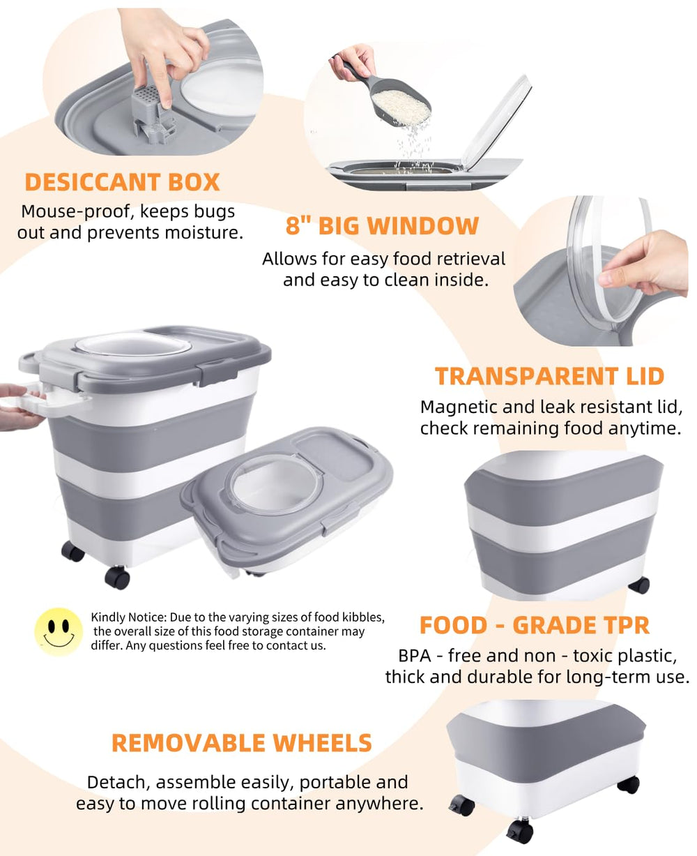 HOYTAMDAR material de grado alimenticio HDPE para almacenamiento seguro.