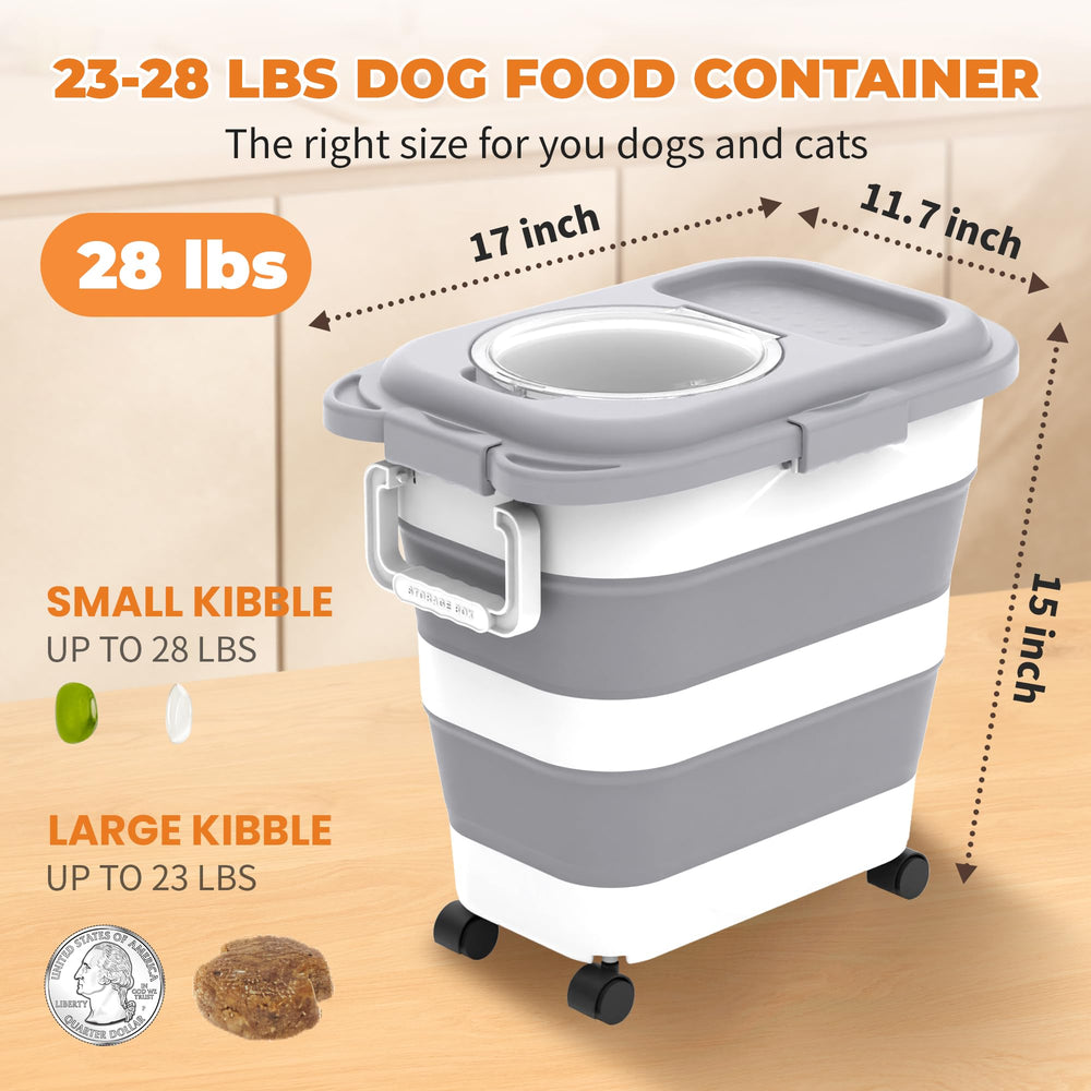 HOYTAMDAR contenedor plegable para ahorro de espacio en la cocina.