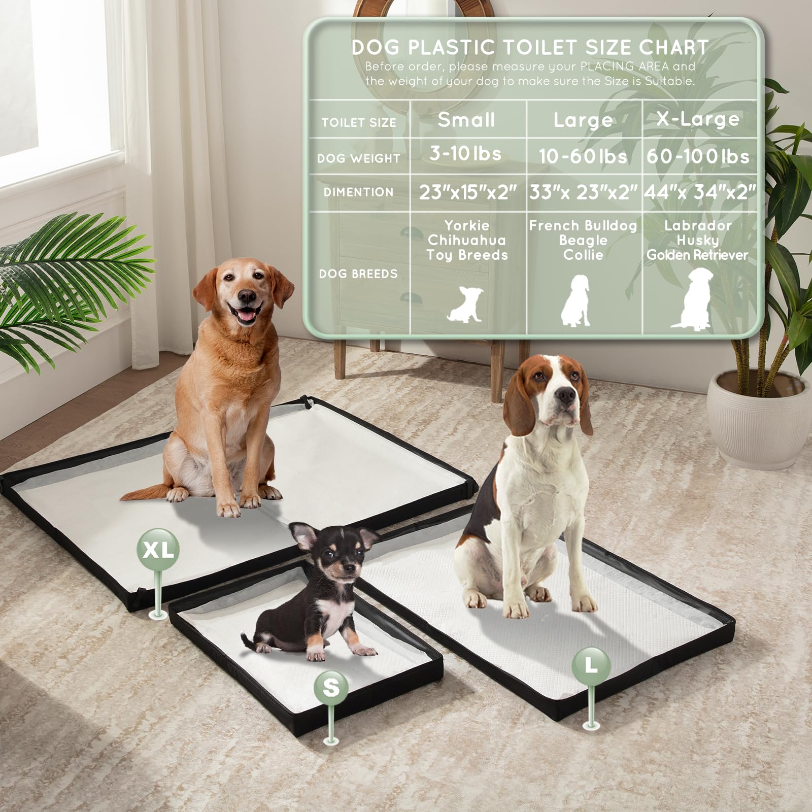 HQ4US 4LEGS incluye almohadillas desechables para uso inmediato.