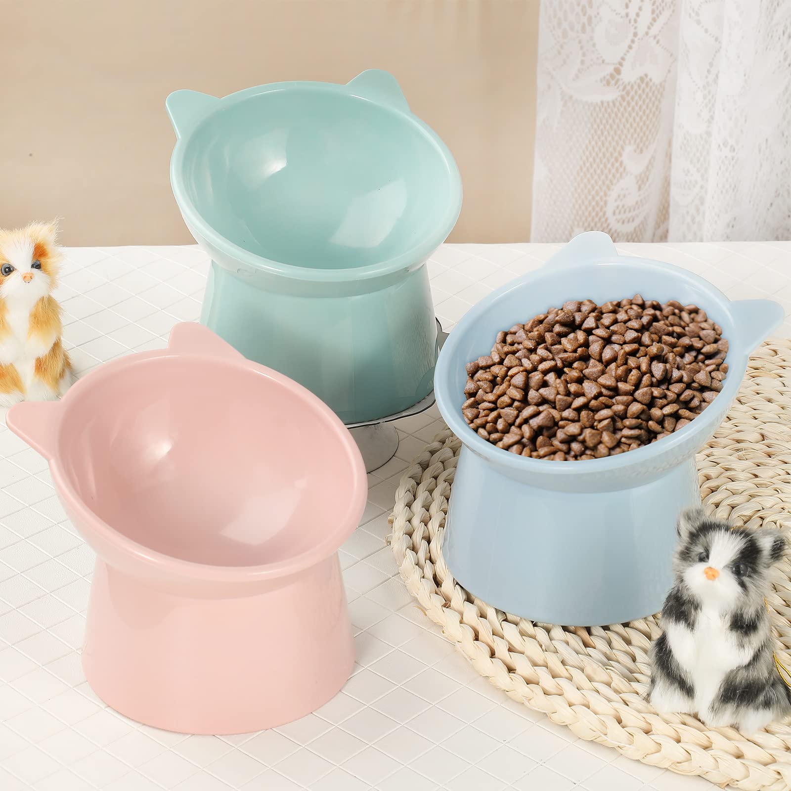 Conjunto de 6 cuencos elevados de Hsei para estaciones de alimentación.
