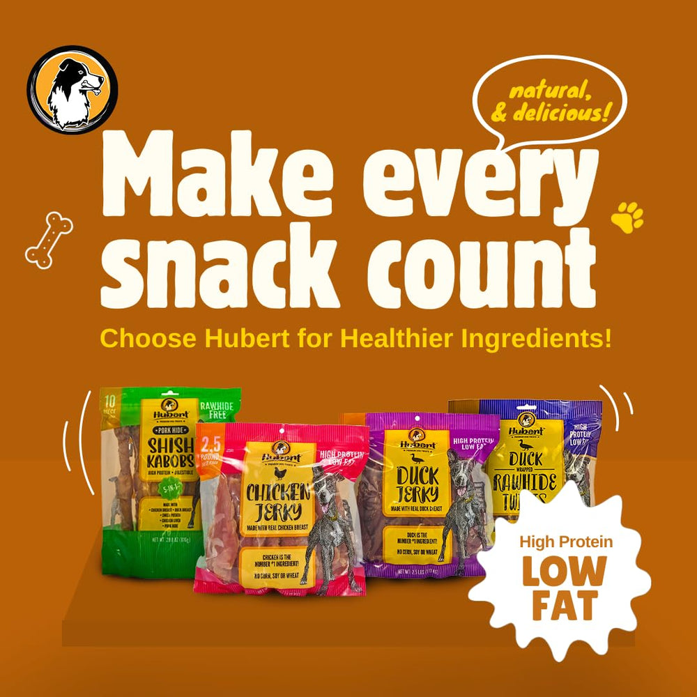 Hubert Premium Rollos de Piel de Salmón: recompensa práctica para entrenamientos y paseos.