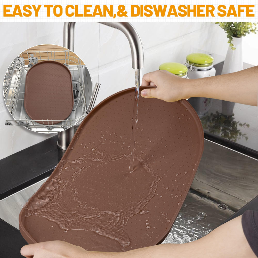 Hubulk tapete con borde alto para derrames y limpieza rápida