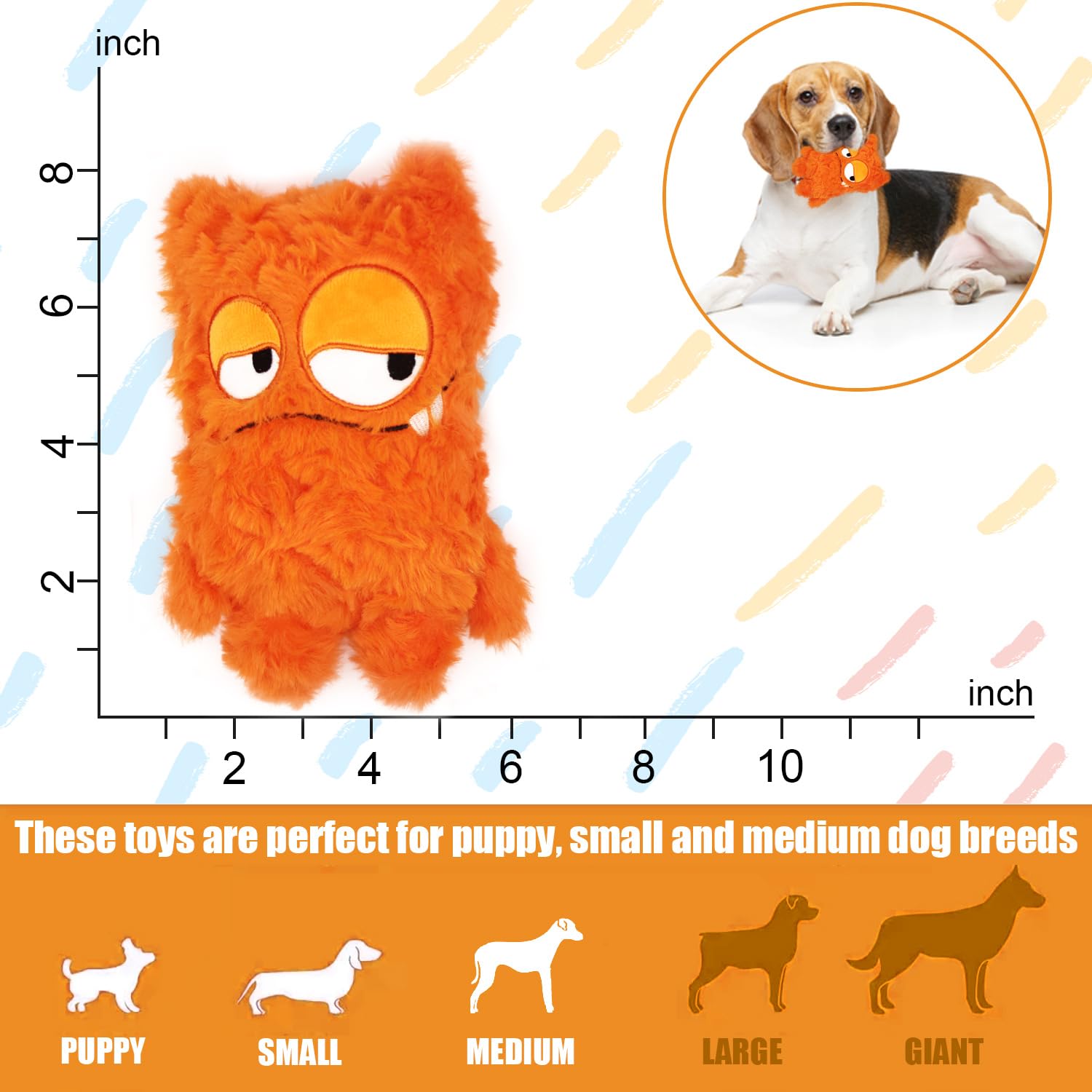 Juguete HUGEME recomendado para cachorros y perros adultos en casa.