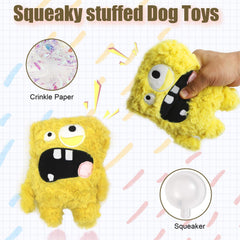 HUGEME juguete de peluche duradero con bordado, resistente al juego activo
