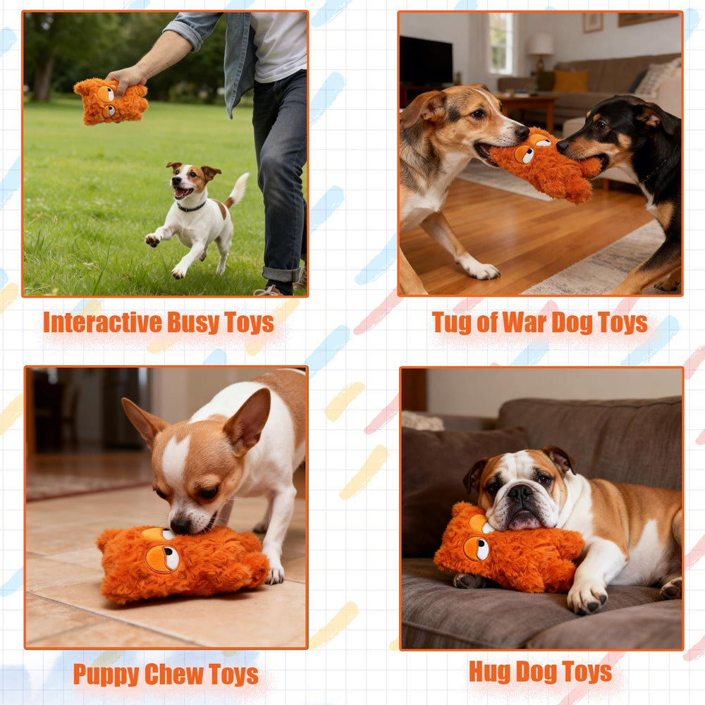 Juguete HUGEME para perro con juego de tira y afloja seguro y divertido.