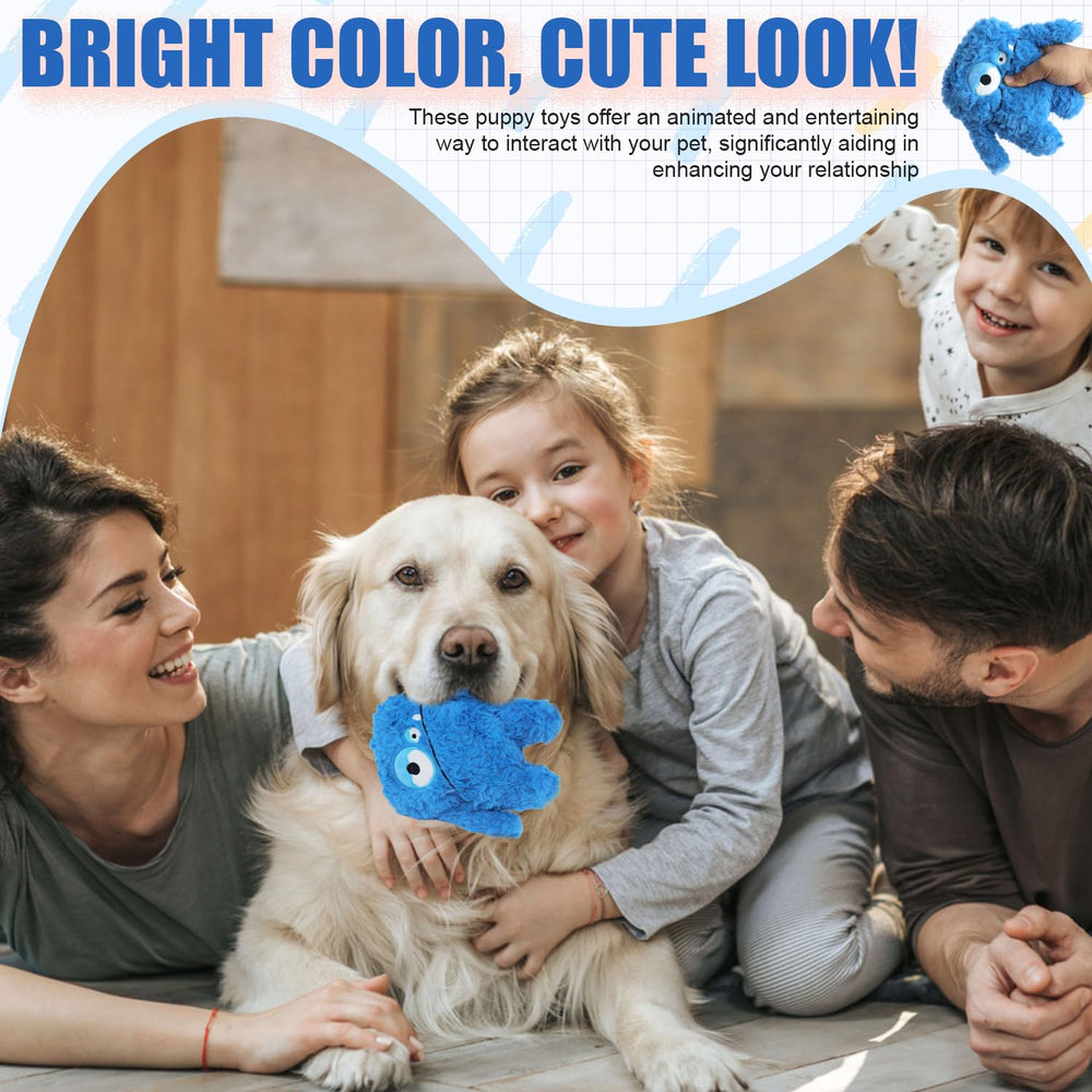 Juguete Hugeme para tiras y jala de perros, color azul brillante