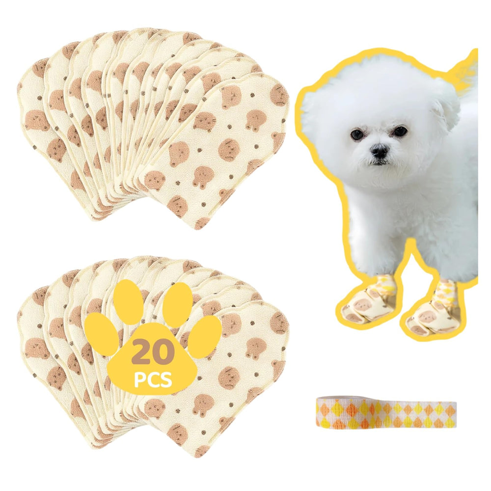 huggeez botines dispensables para perro pack 20 protegen las zarpas durante paseos.