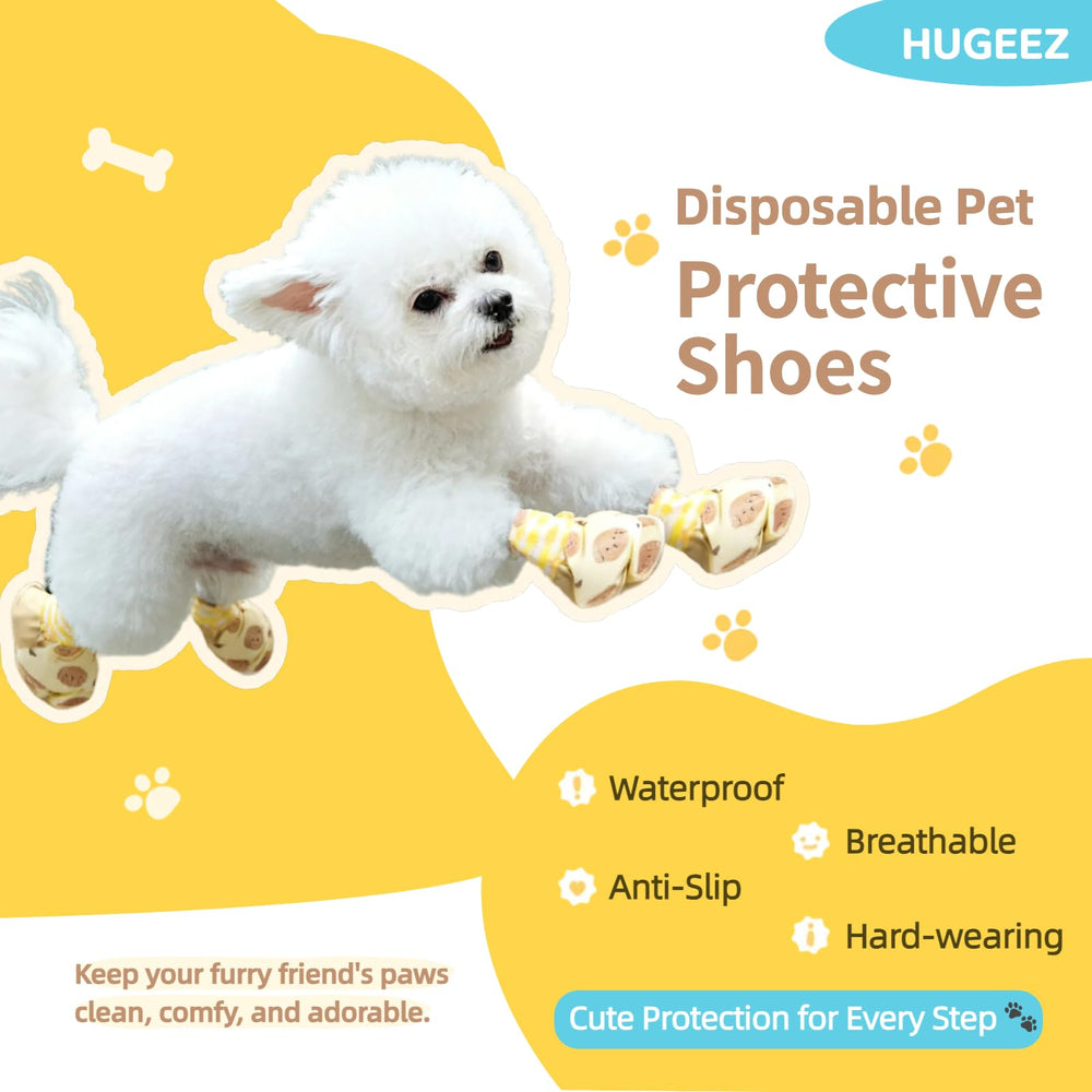 huggeez capa impermeable exterior mantiene las patas secas en lluvia.