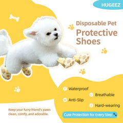 huggeez capa impermeable exterior mantiene las patas secas en lluvia.