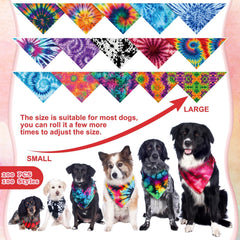 Bandana Huhumy para perro ajuste triangular seguro para perros medianos.