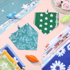 Bandana boho triangulo morada de Huhumy para perro, complemento festivo para celebraciones.
