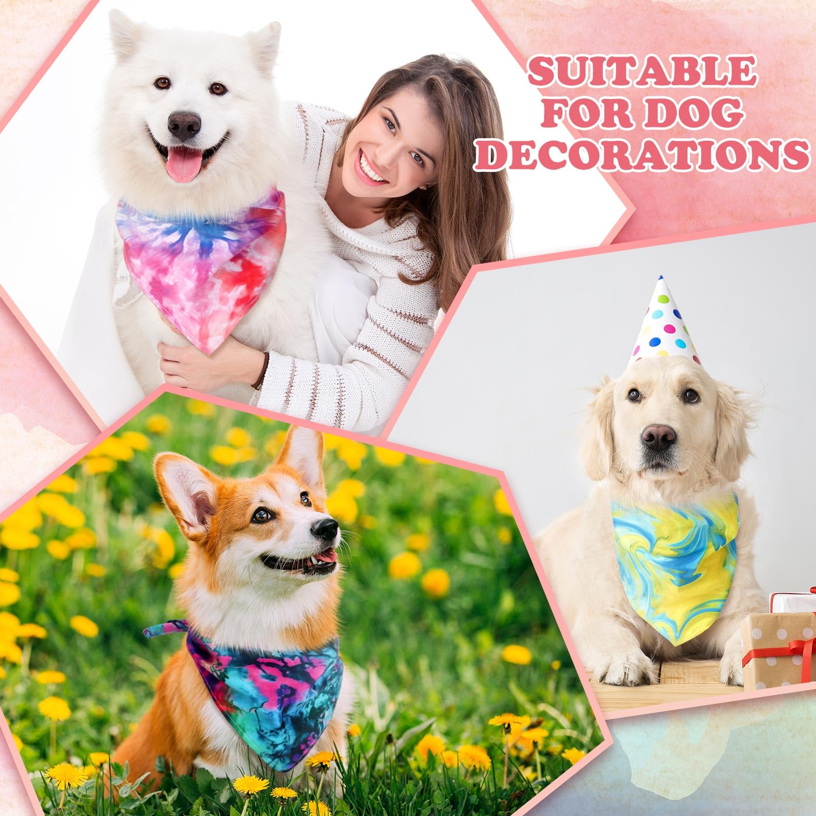 Bandana Huhumy para cumpleaños de tu perro accesorio festivo.