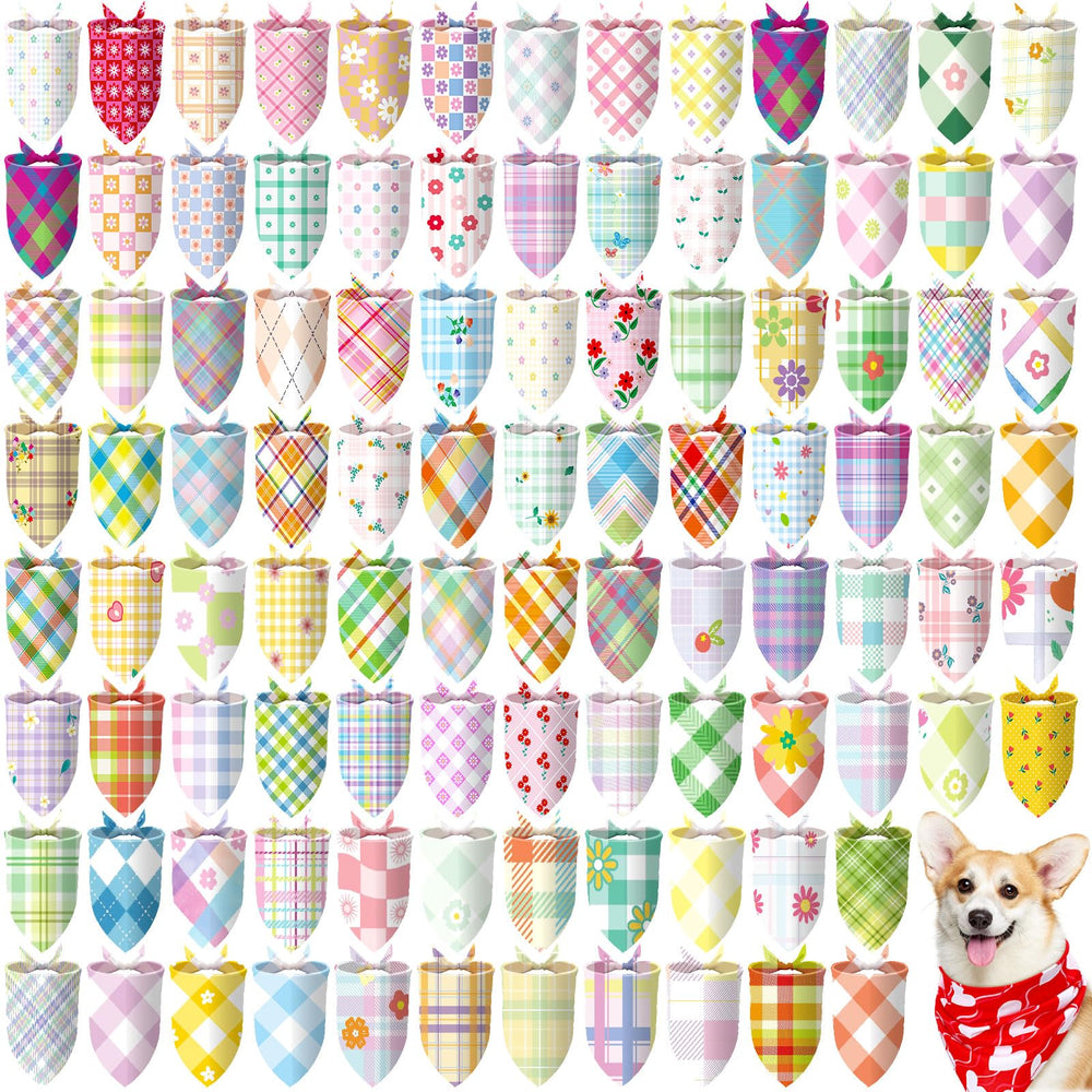 Bandanas Huhumy para perros en un conjunto de 100 piezas para cambiar de estilo.