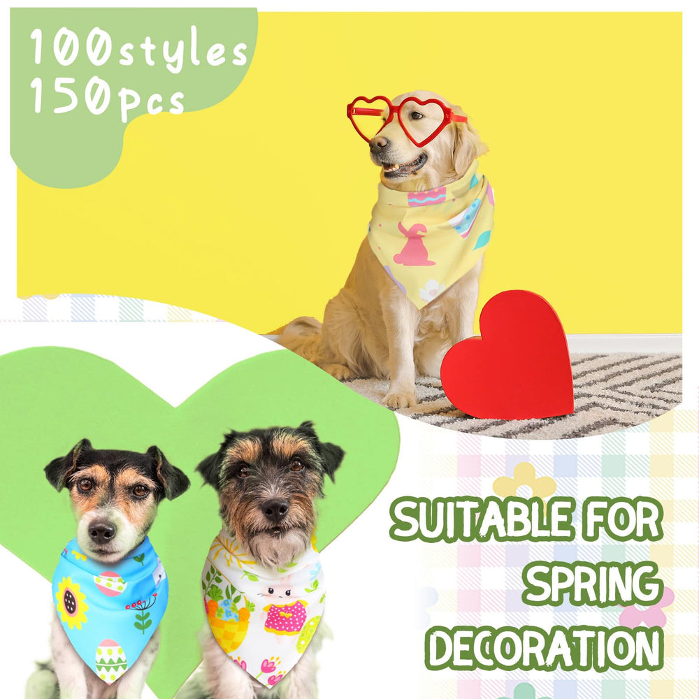 Bandana Huhumy talla única en poliéster suave para perros medianos.