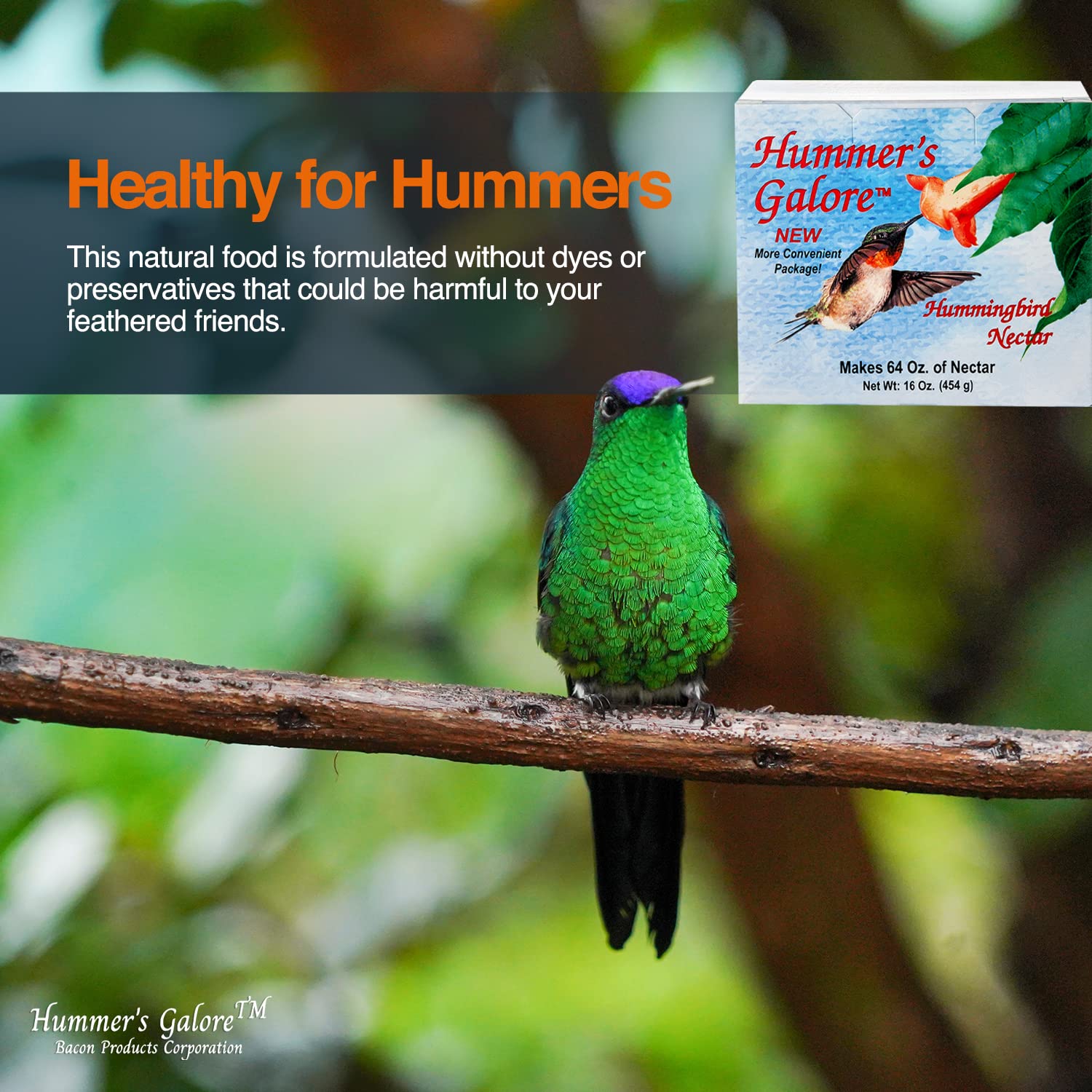 Hummer's Galore: sellado y fresco, garantiza la frescura entre recargas.