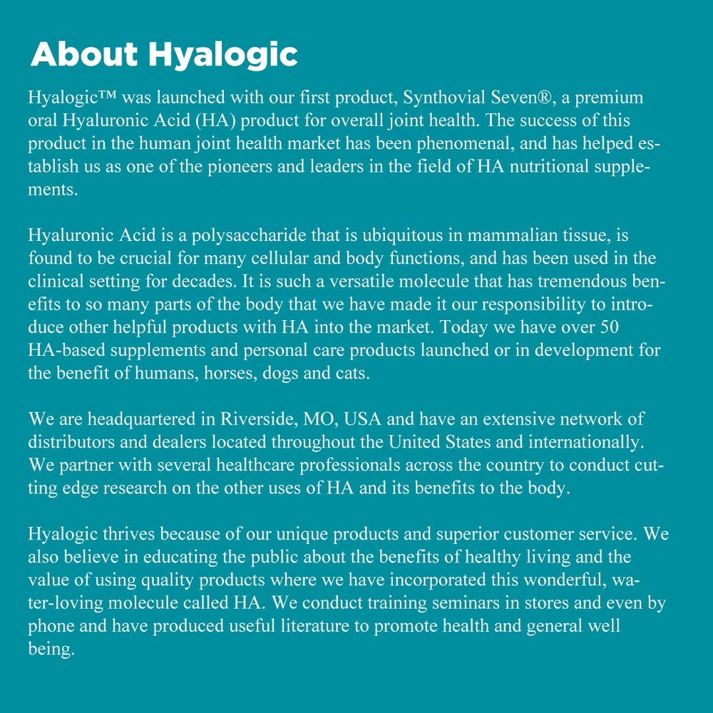 Pelaje brillante y piel sana con Hyalogic HyaFlex.