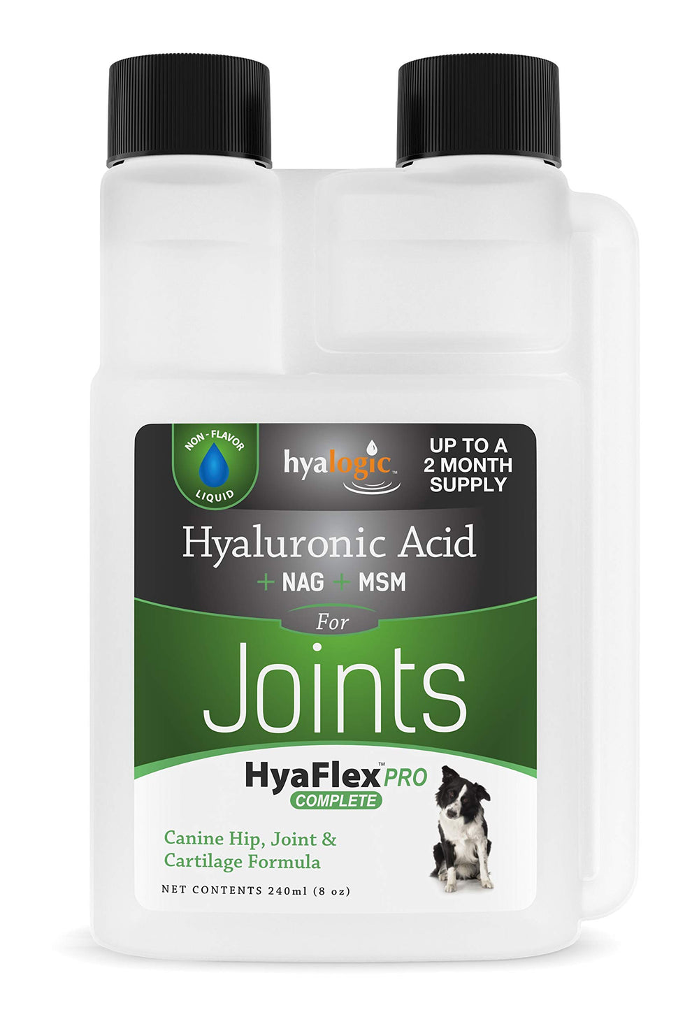 Hyalogic HyaFlex Pro botella 240 ml para movilidad articular canina.