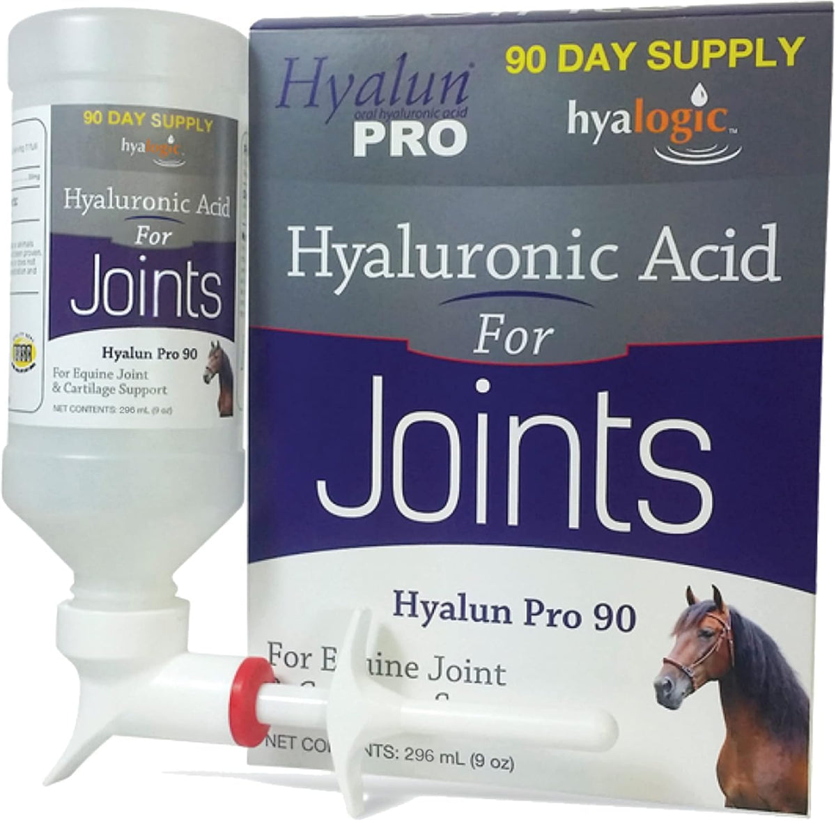 Hyalogic Hyalun Pro caballos botella: apoyo a articulaciones y lubricación suave