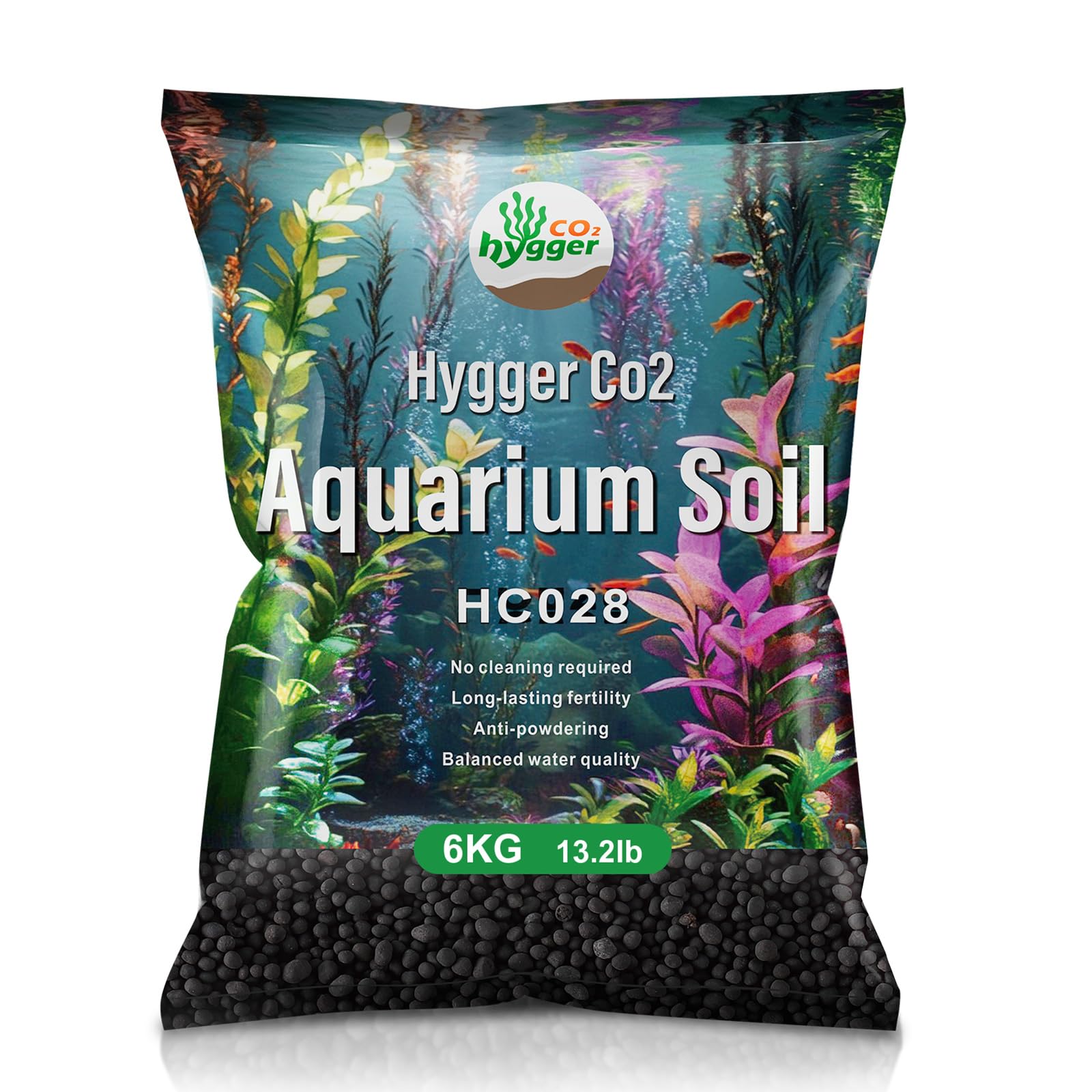 Hygger CO2 Sustrato para acuario: empaque listo para usar sin lavar
