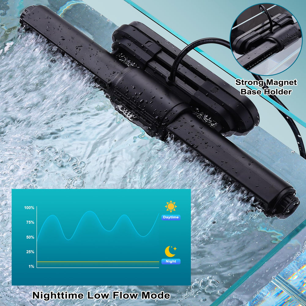 sensor de luz hygger, ajuste automático de flujo suave.