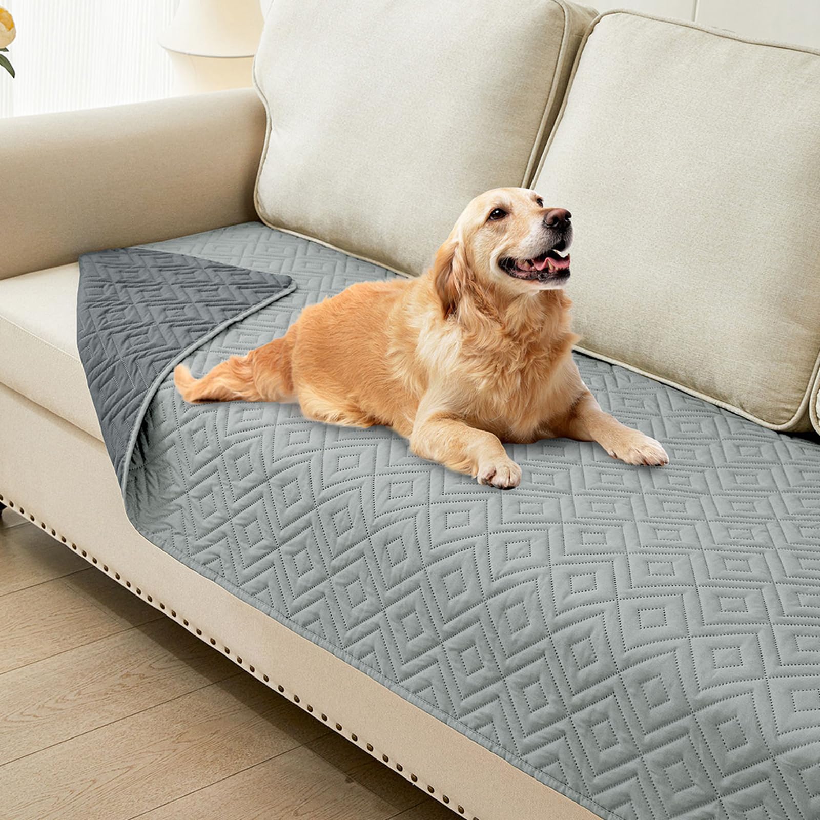 manta hyha impermeable para perros, doble cara protege el sofá