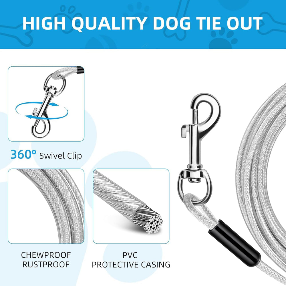 Hyhjh cable con gancho giratorio 360, evita enredos al moverse.