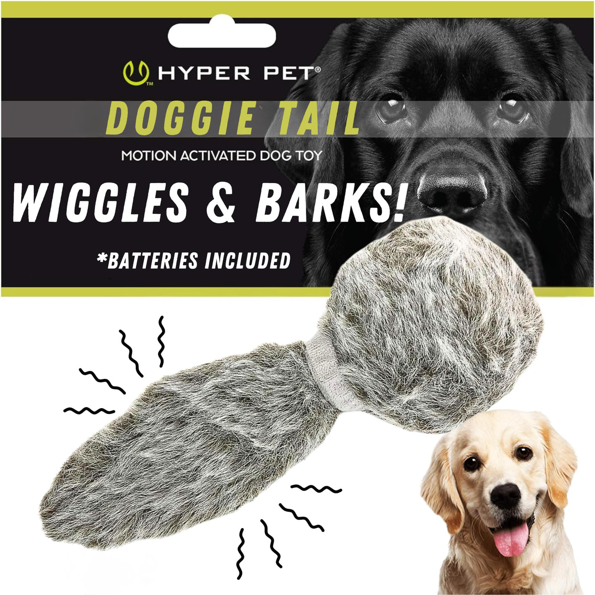 Hyper Pet cola-de-perrito-interactiva-peluche para juego activo