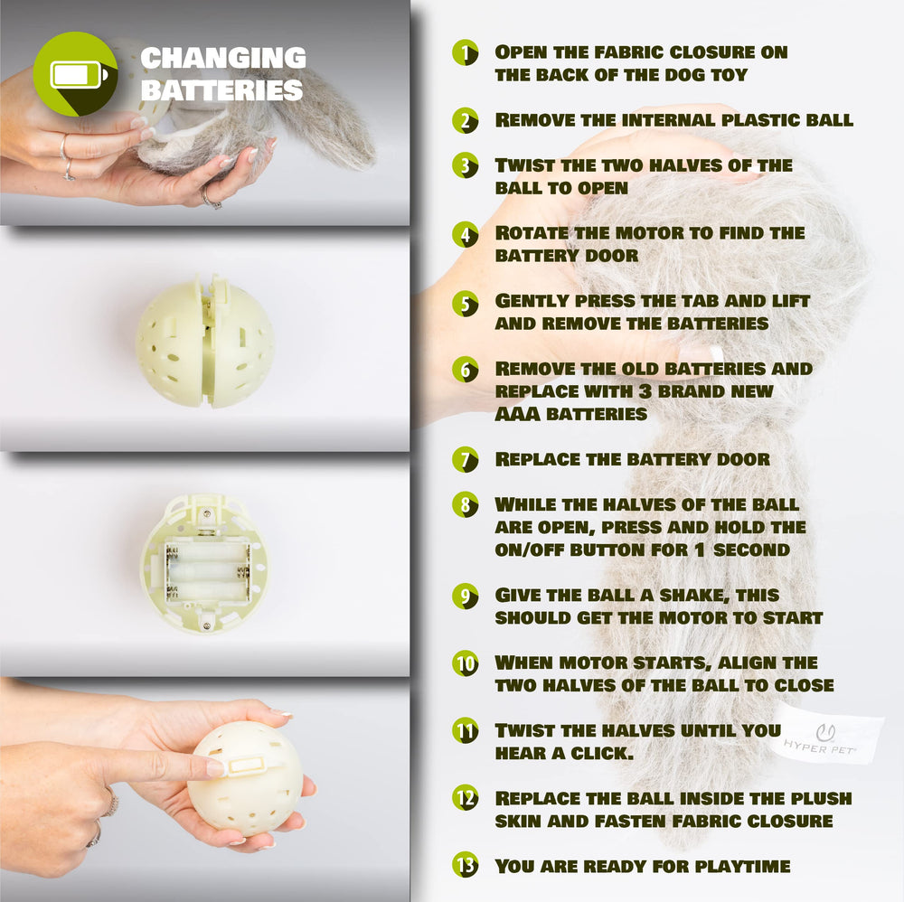 Hyper Pet Doggie Pal peluche con batería para juegos diarios