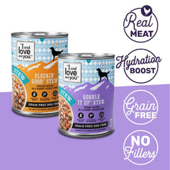 I AND LOVE AND YOU Flew The Coop: lata de pavo, alto contenido de proteína para perros activos.