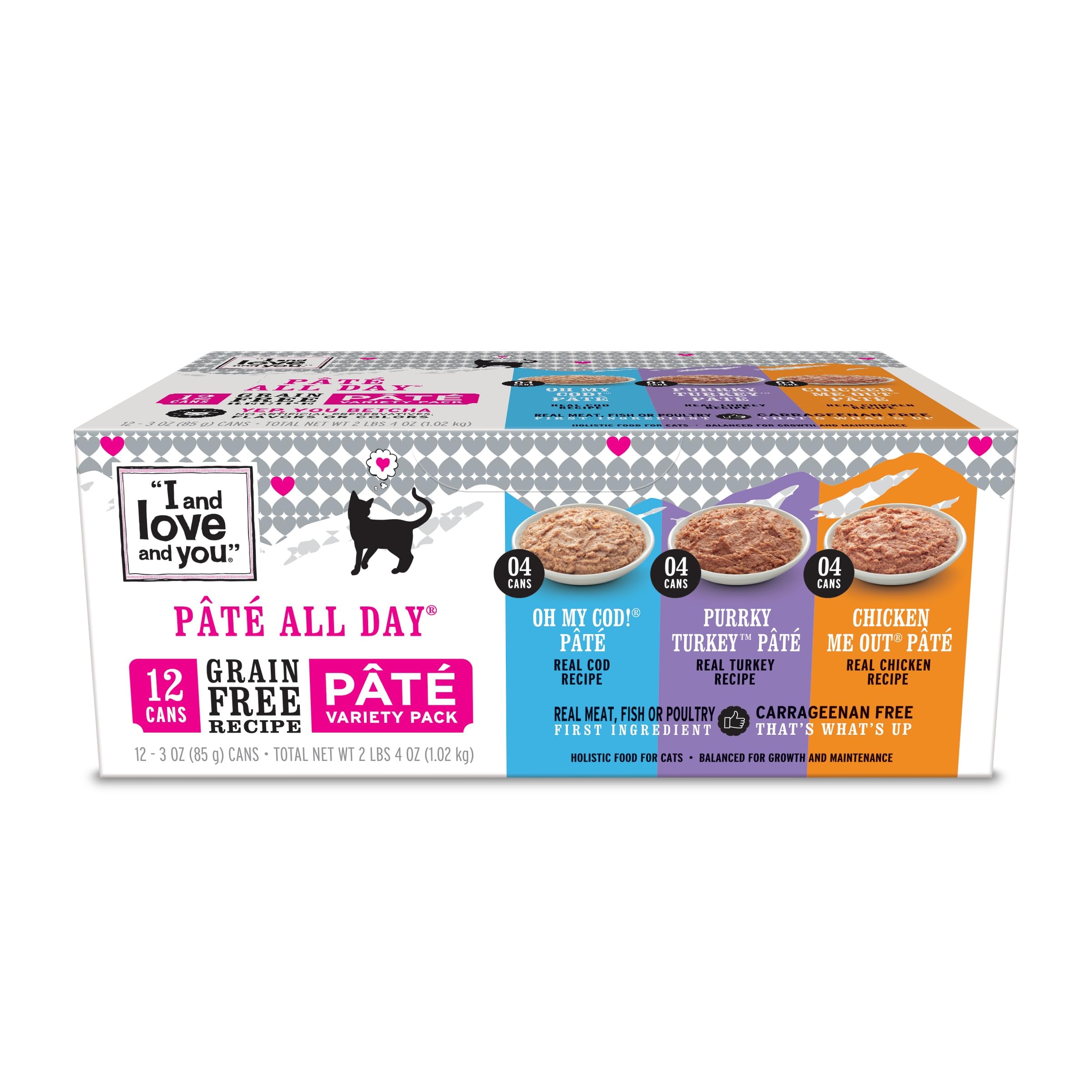 I AND LOVE AND YOU Gato Pate Suave: textura cremosa que facilita comer.
