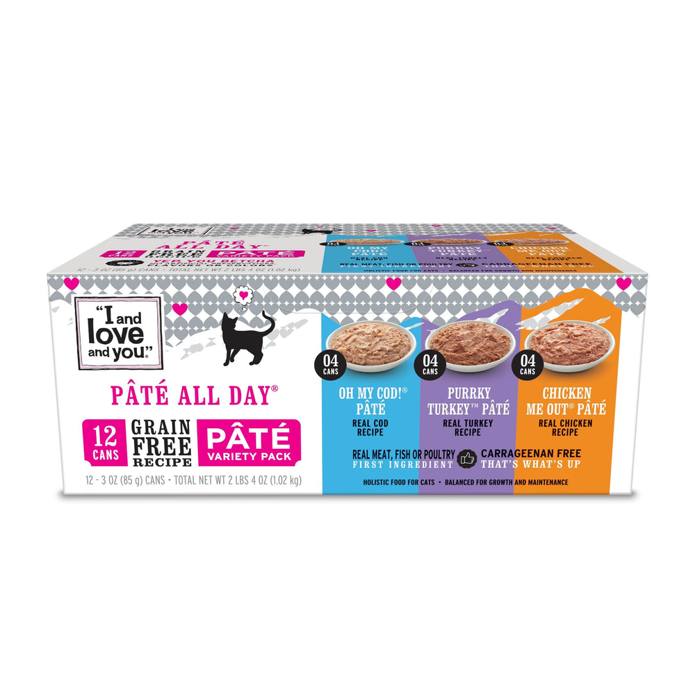 I AND LOVE AND YOU Gato Pate Suave: textura cremosa que facilita comer.
