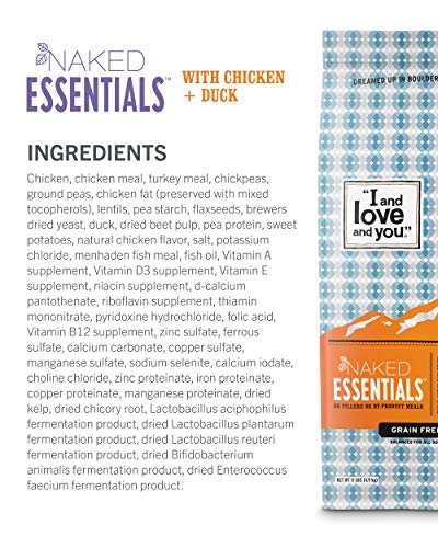 I AND LOVE AND YOU Naked Essentials pollo y pato criados en granjas de EE. UU.