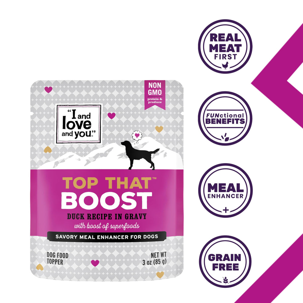 I and love and you Top That Boost: proteína no GMO para una dieta limpia.