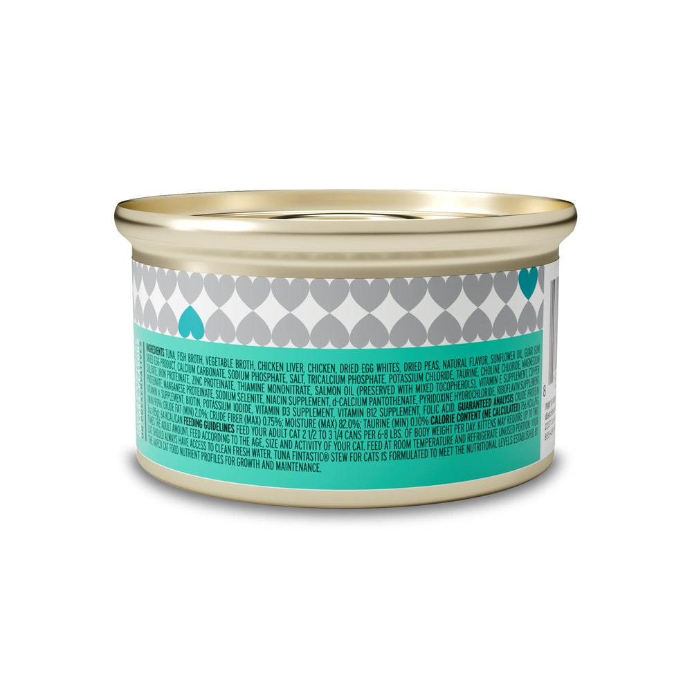 I and love and you tazon con trozos de atun Fintastic guiso, textura jugosa para gatos.