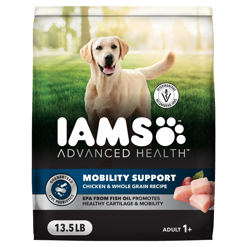 IAMS bolsa-alimento-seco-movilidad-perro ayuda a mantener movilidad diaria.