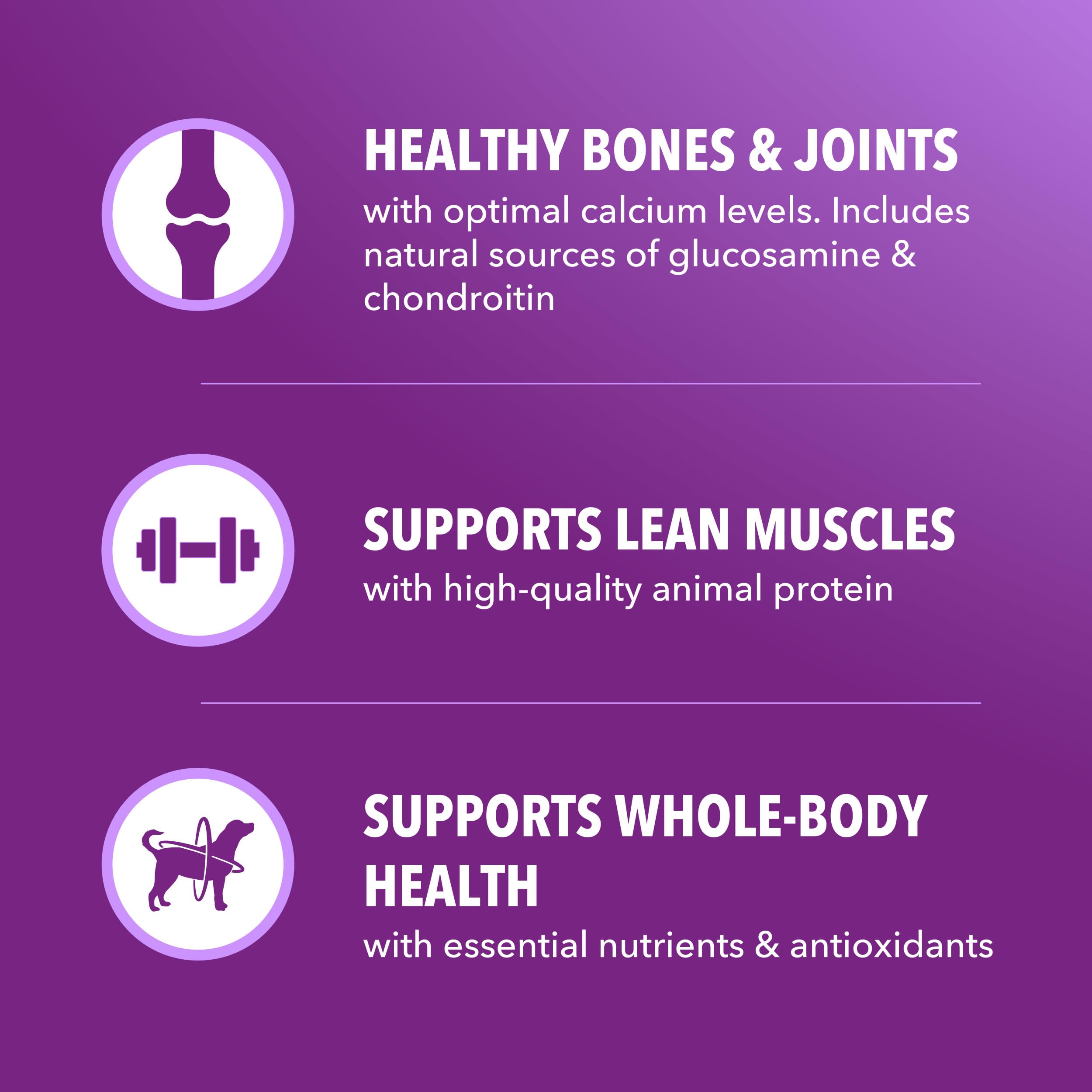 IAMS l-carnitina ayuda a mantener un peso equilibrado para menos tensión articular.