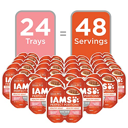 IAMS Perfect Portions, dos porciones individuales, servicio limpio y control de porciones diario.