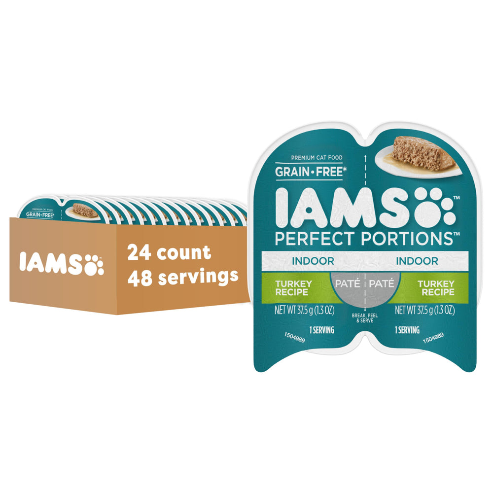 IAMS Perfect Portions Paté de Pavo, empaque doble para control de raciones