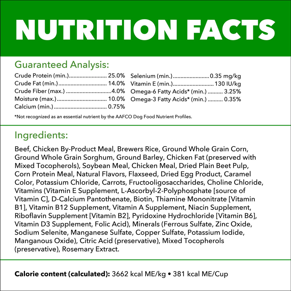 IAMS Proactive Health natural fiber and prebiotics aid digestion