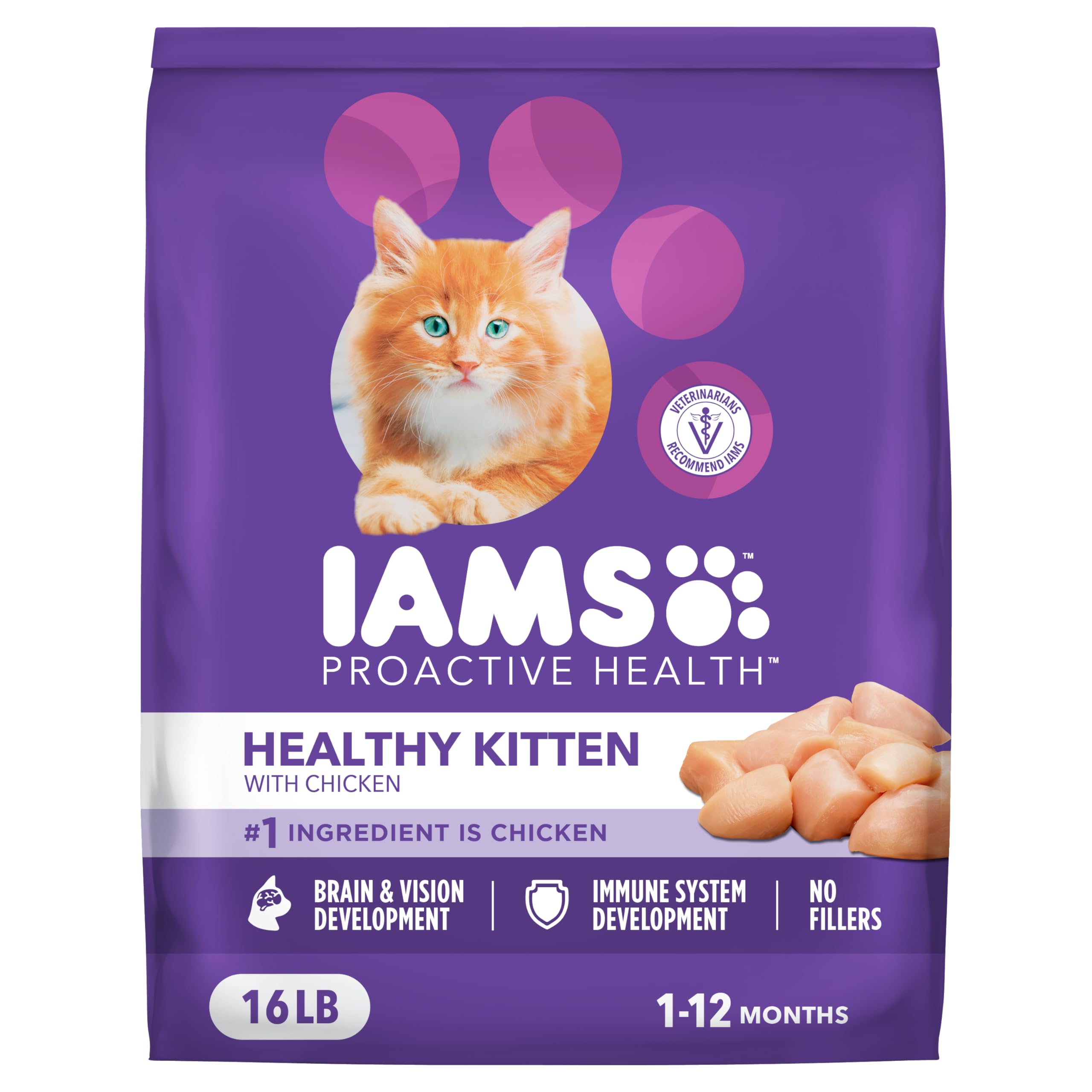IAMS Proactive Health gatito, alimento seco para crecimiento saludable